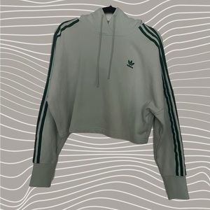 Adidas Mint Color Cropped Sweater
